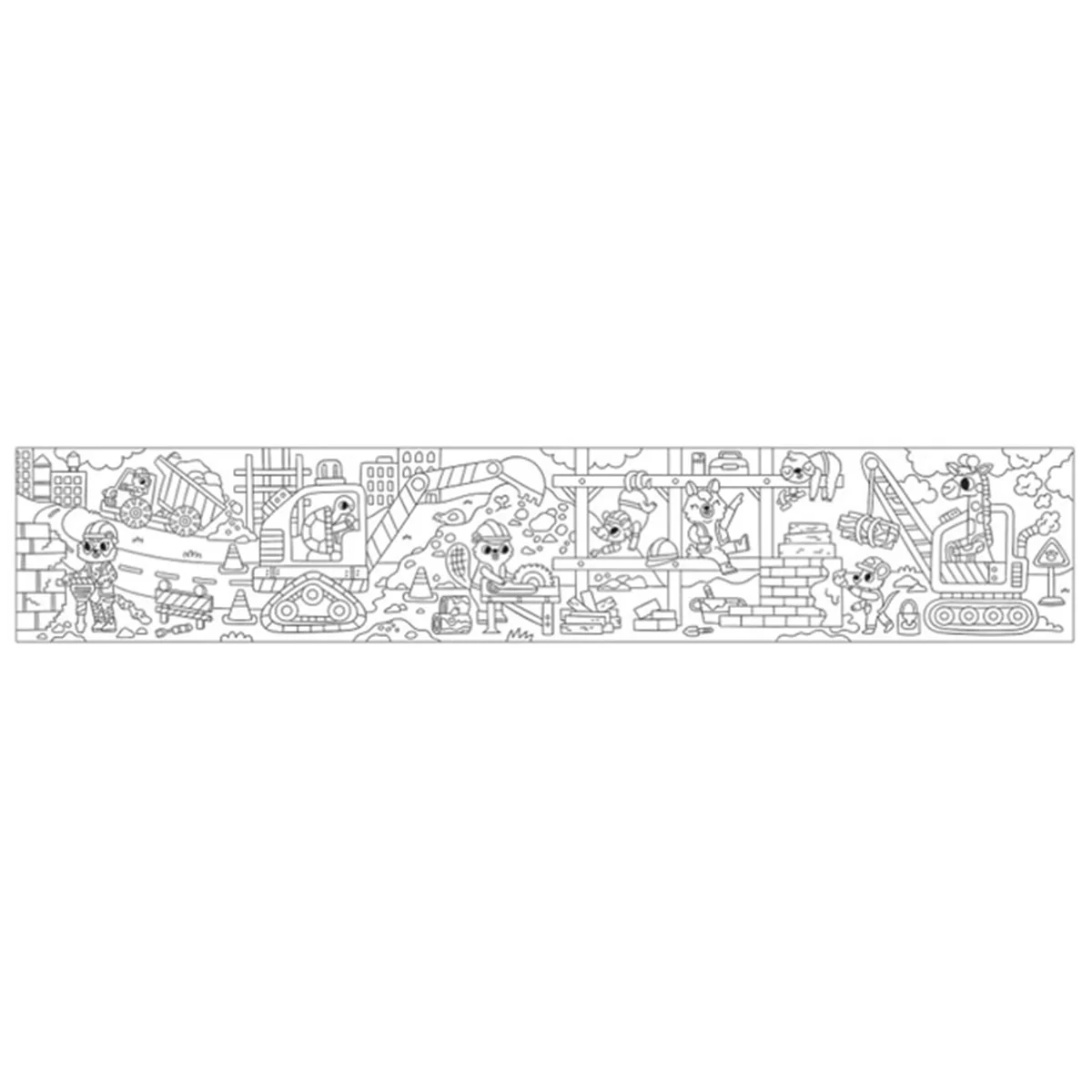 Colouring Roll Construction Site - Image 2