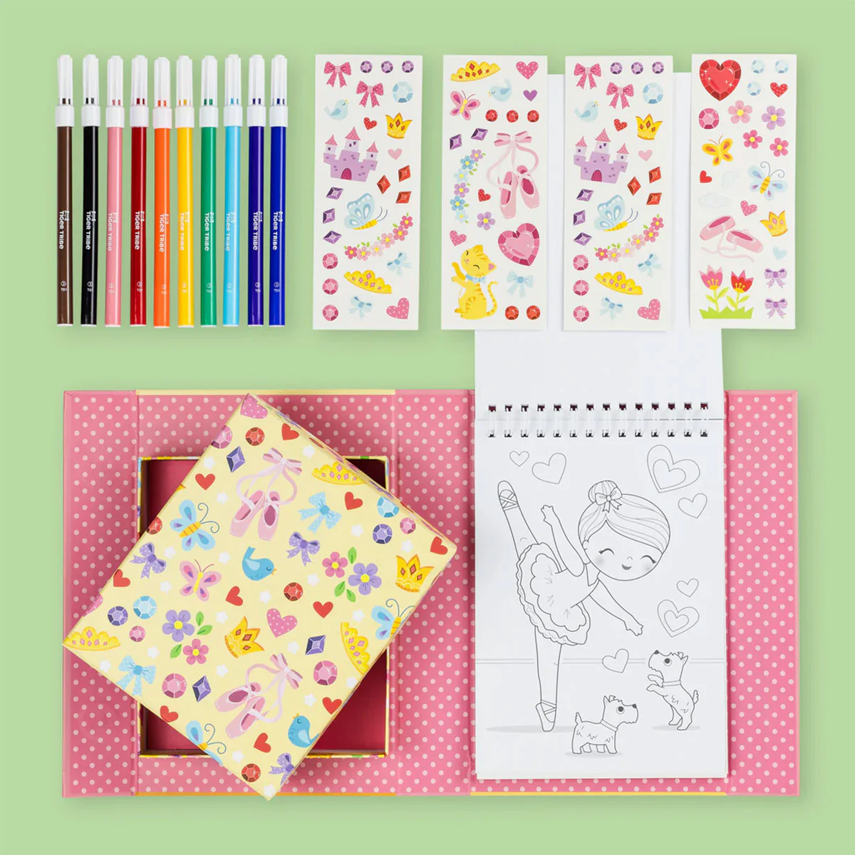 Colouring Set Ballet - Tiger Tribe - Image 2