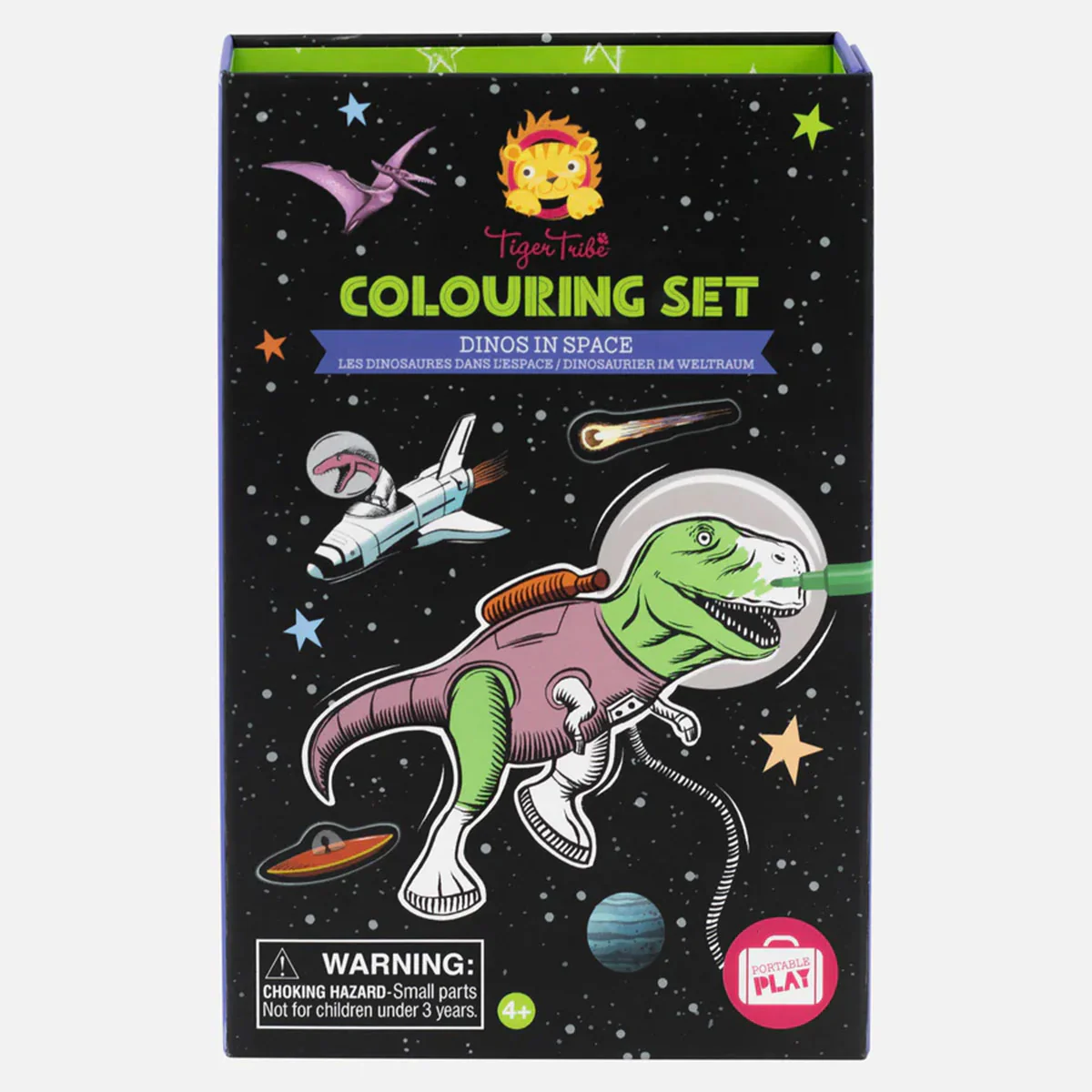 Colouring Set Dinos in Space - Tiger Tribe