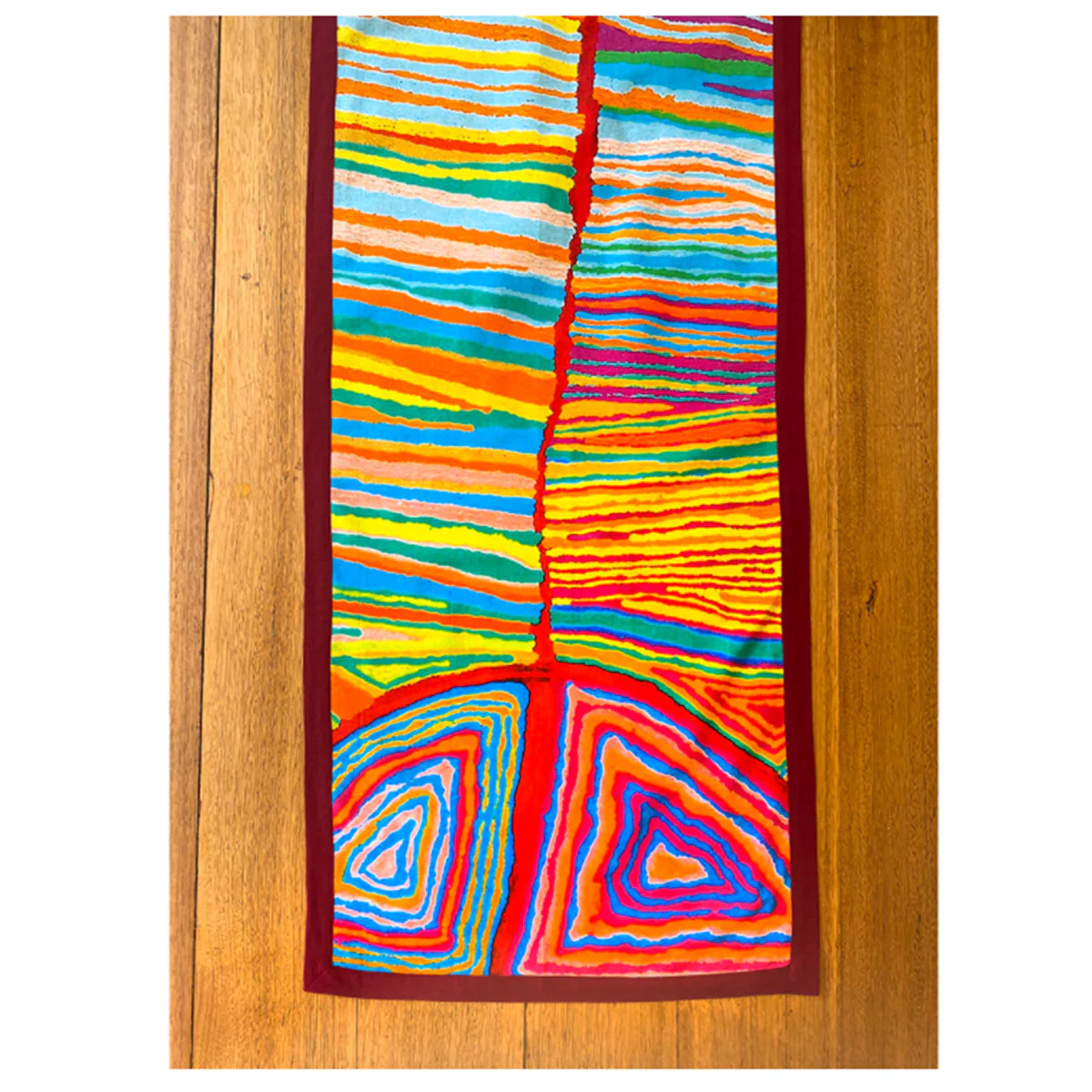 Cotton Table Runner Judy Watson 150 x 45cm - Better World Arts