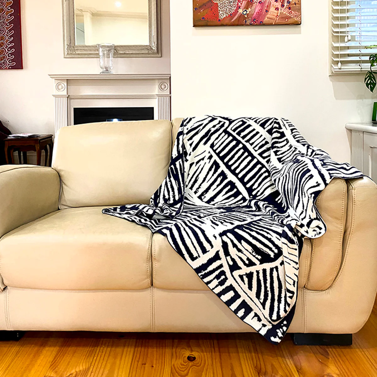 Cotton Throw Jane Margaret Tipumantumirri JTI151 - Better World Arts