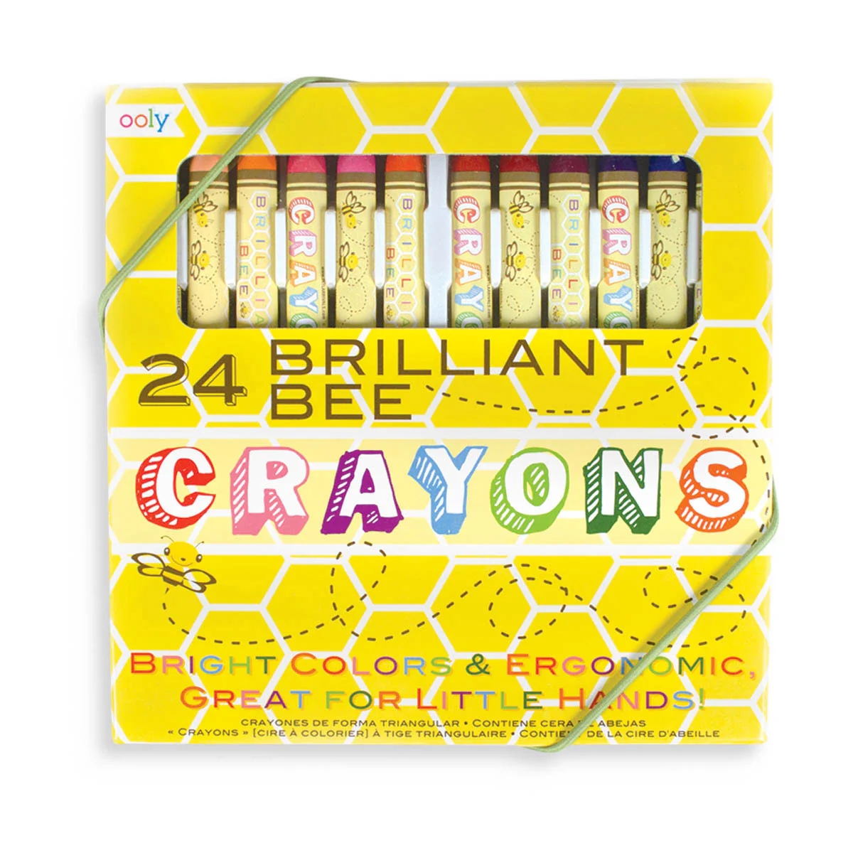 Crayons 24 Pack Brilliant Bee - Bobangles