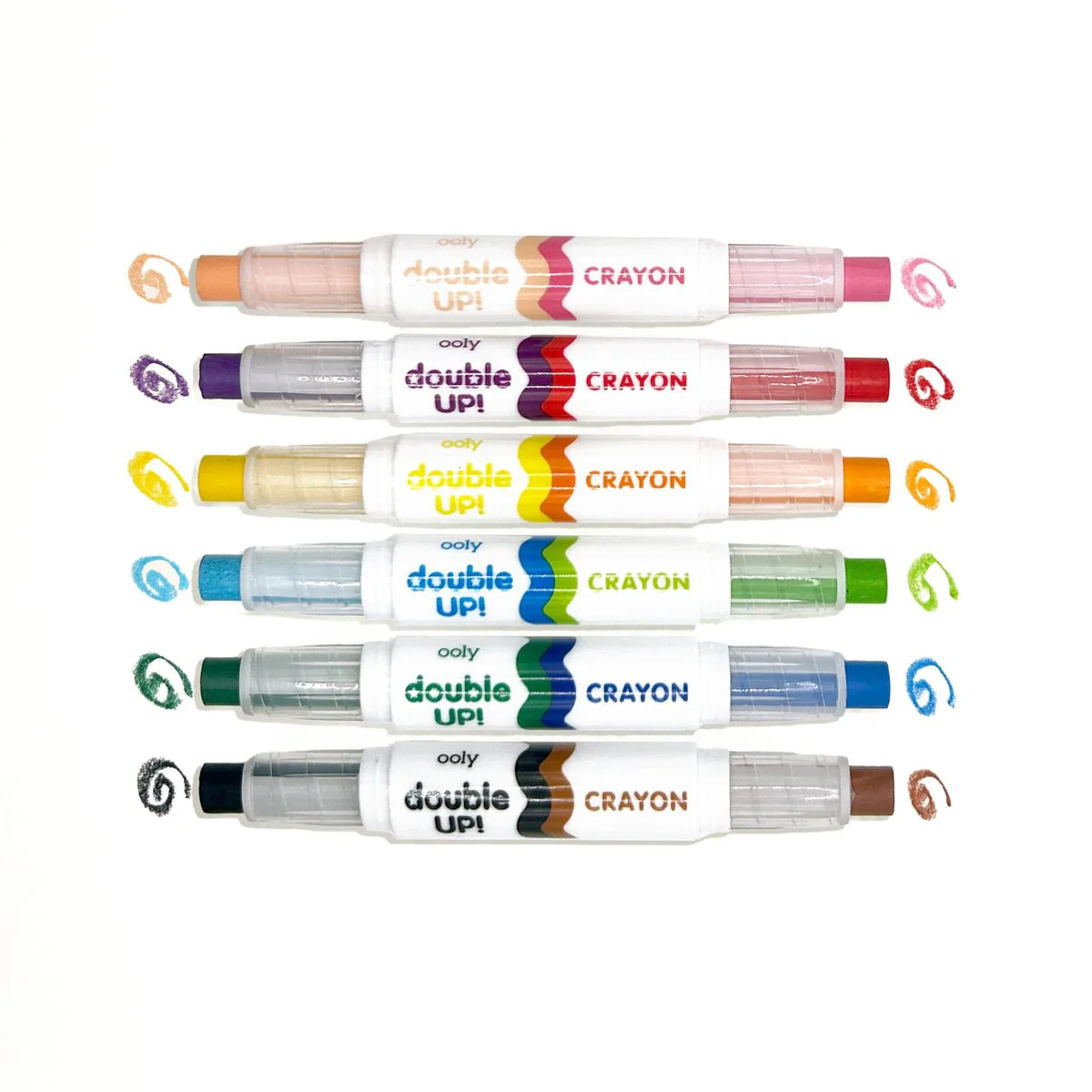 Crayons Double Ended Double Up! 6 Pack - Bobangles - Image 2