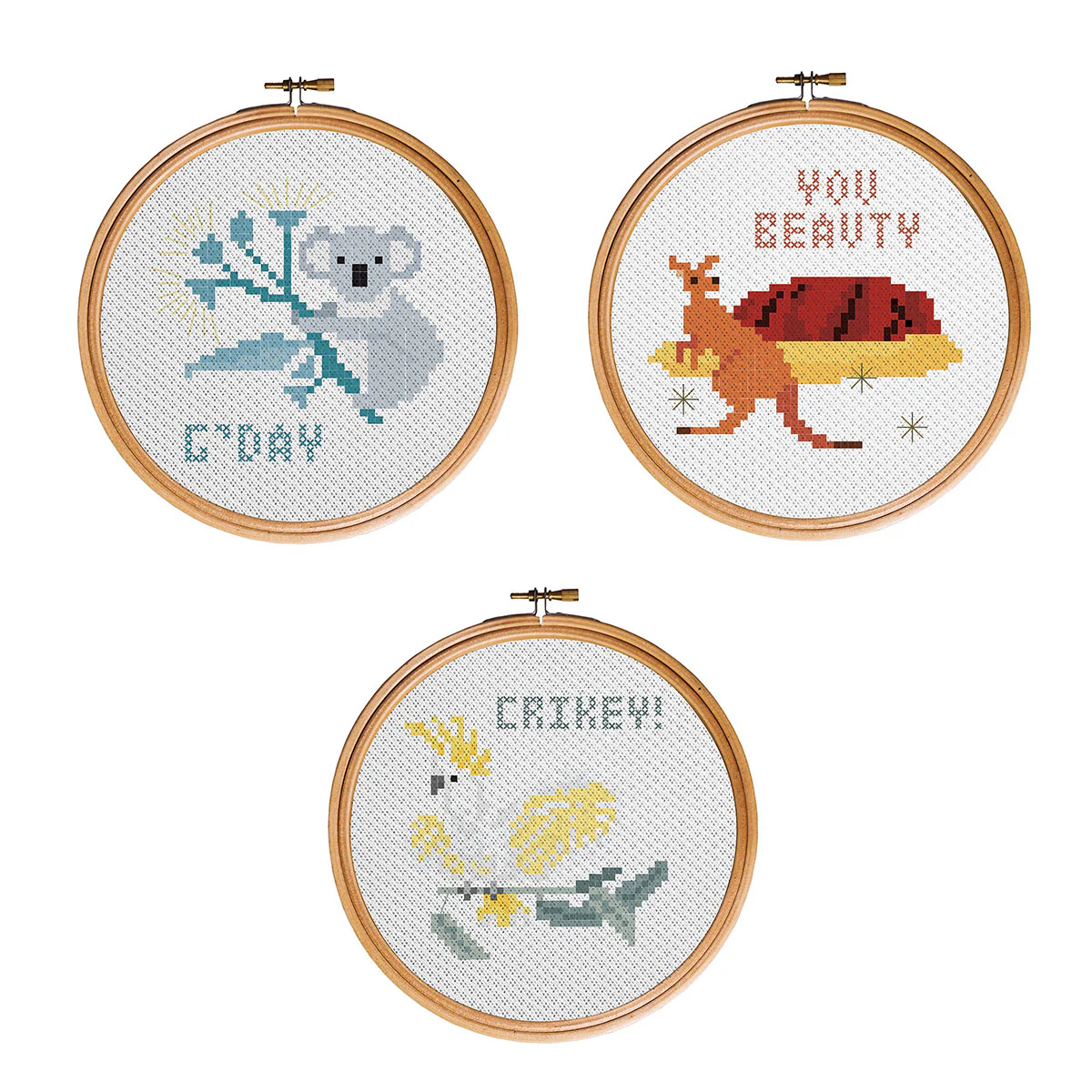 Cross Stitch Kit Australia Collection Assorted - Isalbialbi