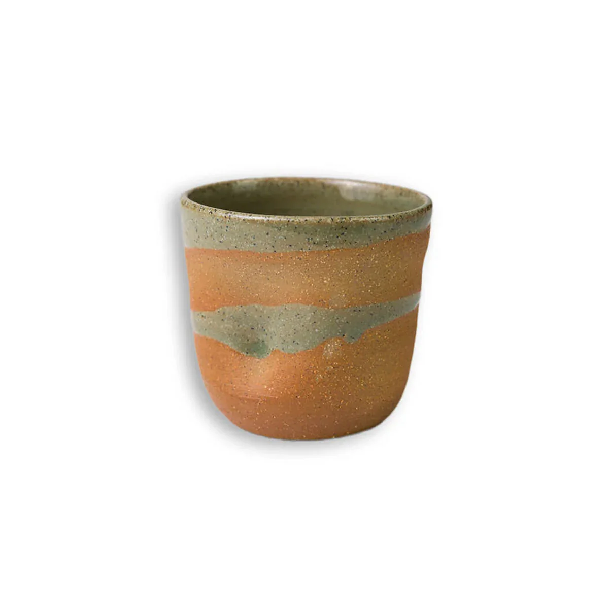 Cup Handmade Eddie Mavracic Green Medium - Alperstein Designs