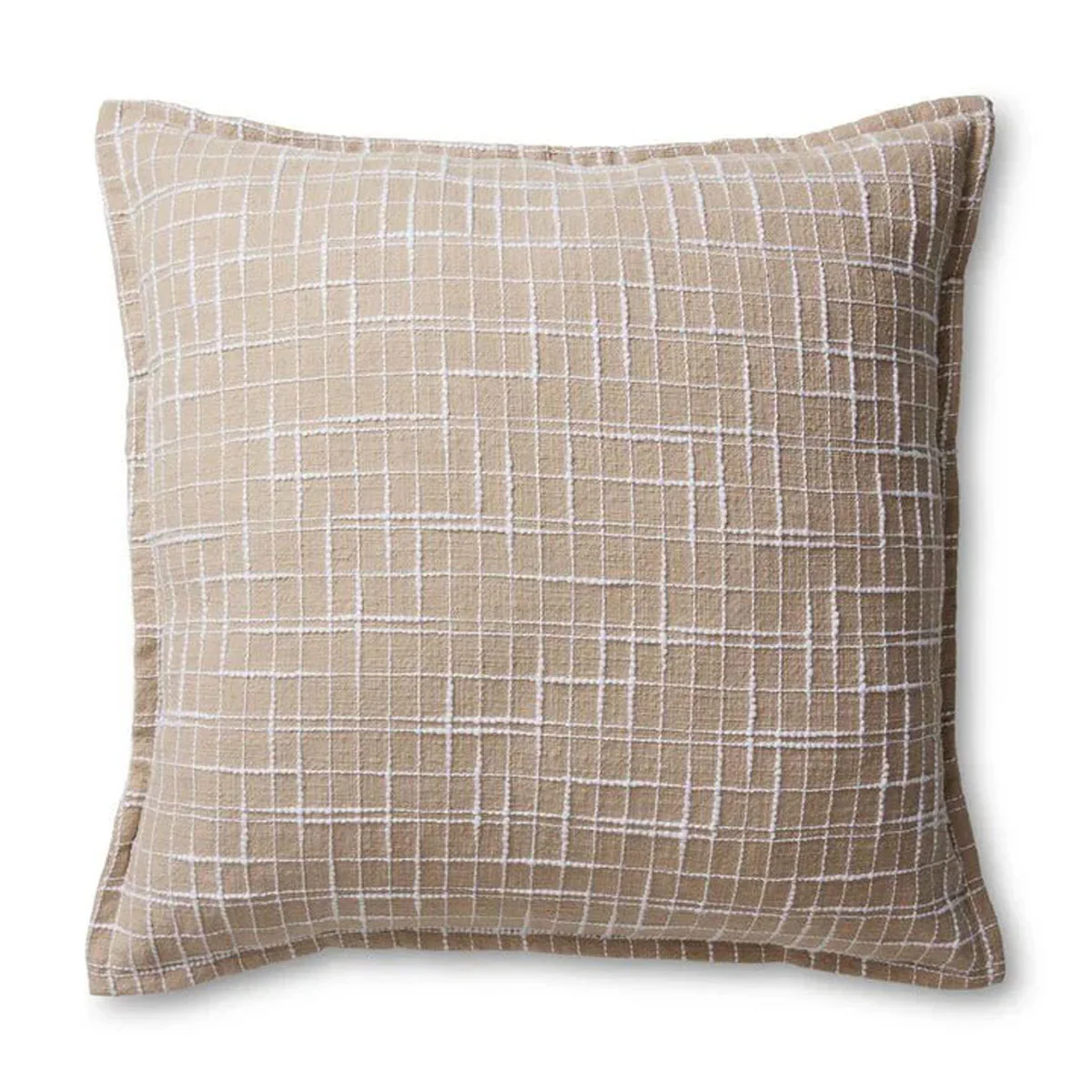 Cushion Check Olsen White 50cm - Madras Link