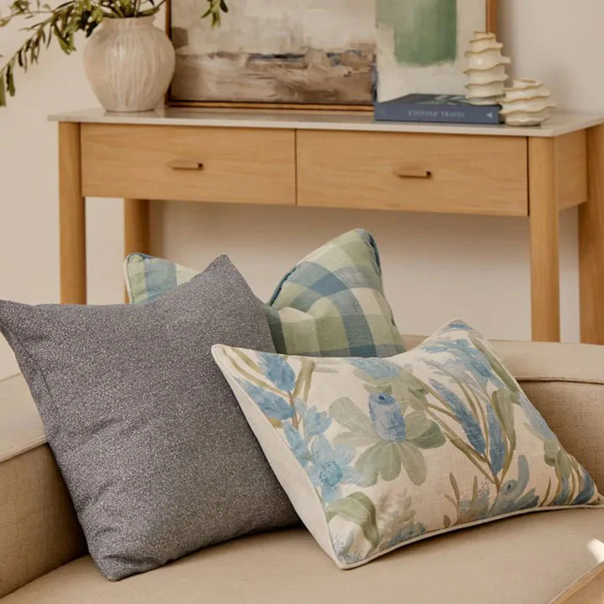 Cushion Sanders Blue 40x60cm - Madras Link - Image 2