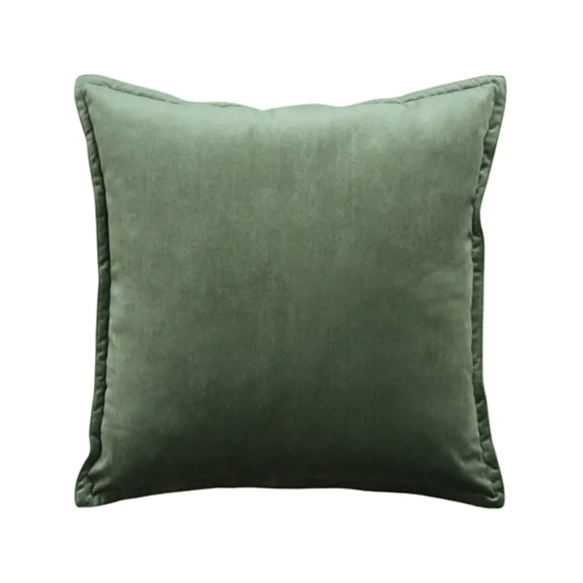 Cushion Velvet Mira Olive 50cm - Madras Link