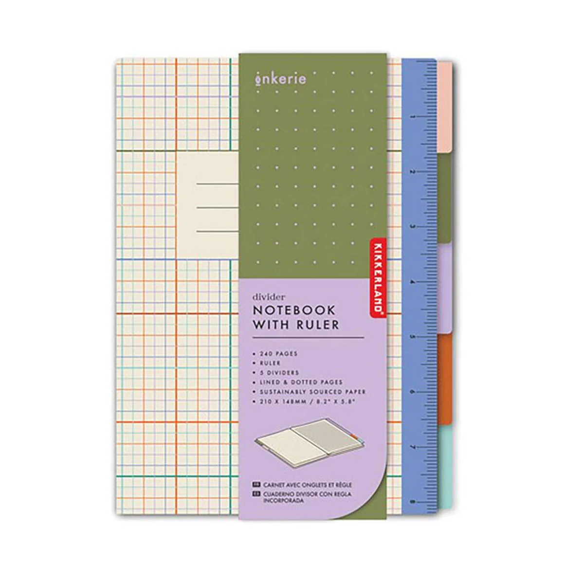 Divider Notebook with Ruler - Isalbi