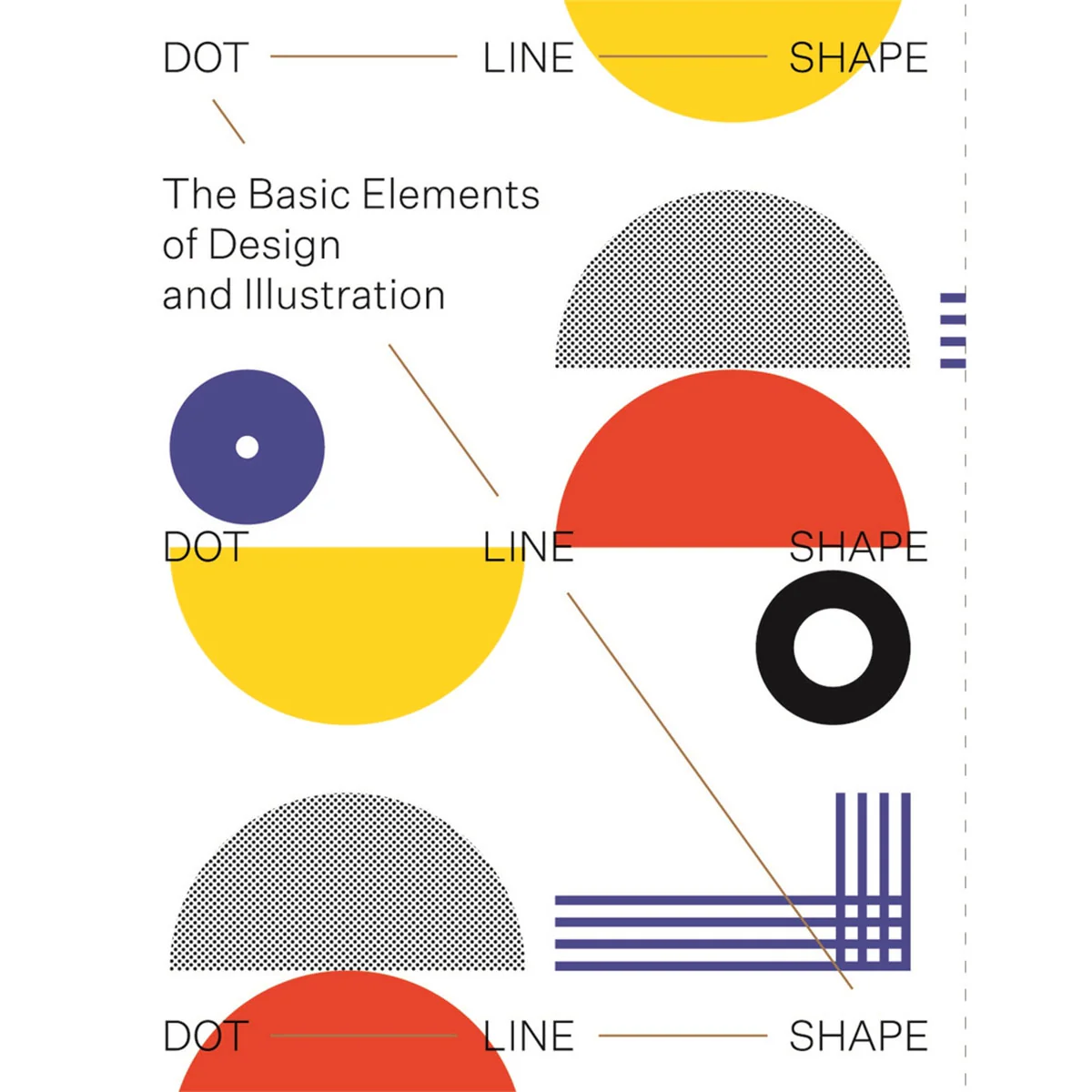 Dot Line Shape The basic elements of design and illustration