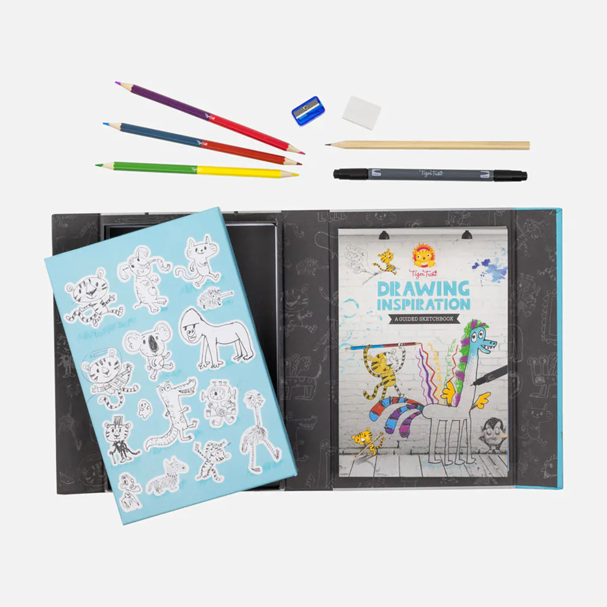 Drawing Inspiration A Guided Sketch Book - Tiger Tribe - Image 2