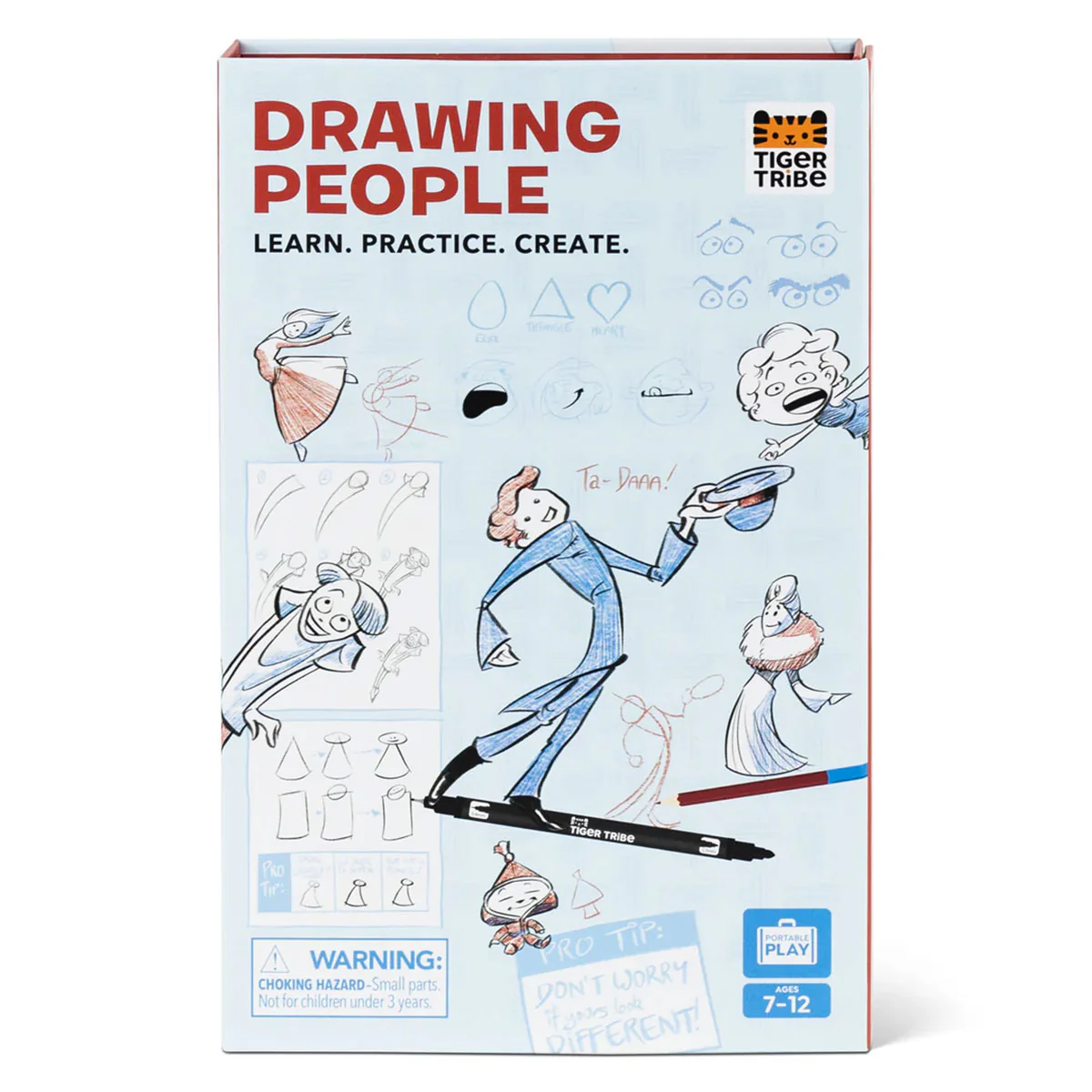 Drawing People Learn. Practice. Create. - Tiger Tribe