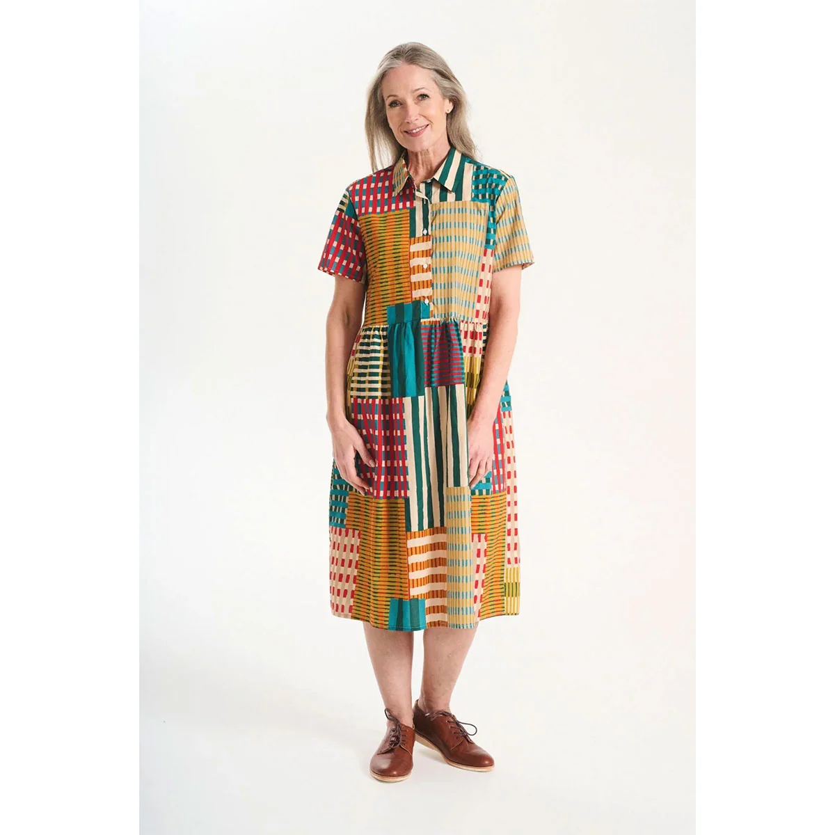 Dress Metro Long Villa Bustle Cotton - Olga de Polga - Image 2