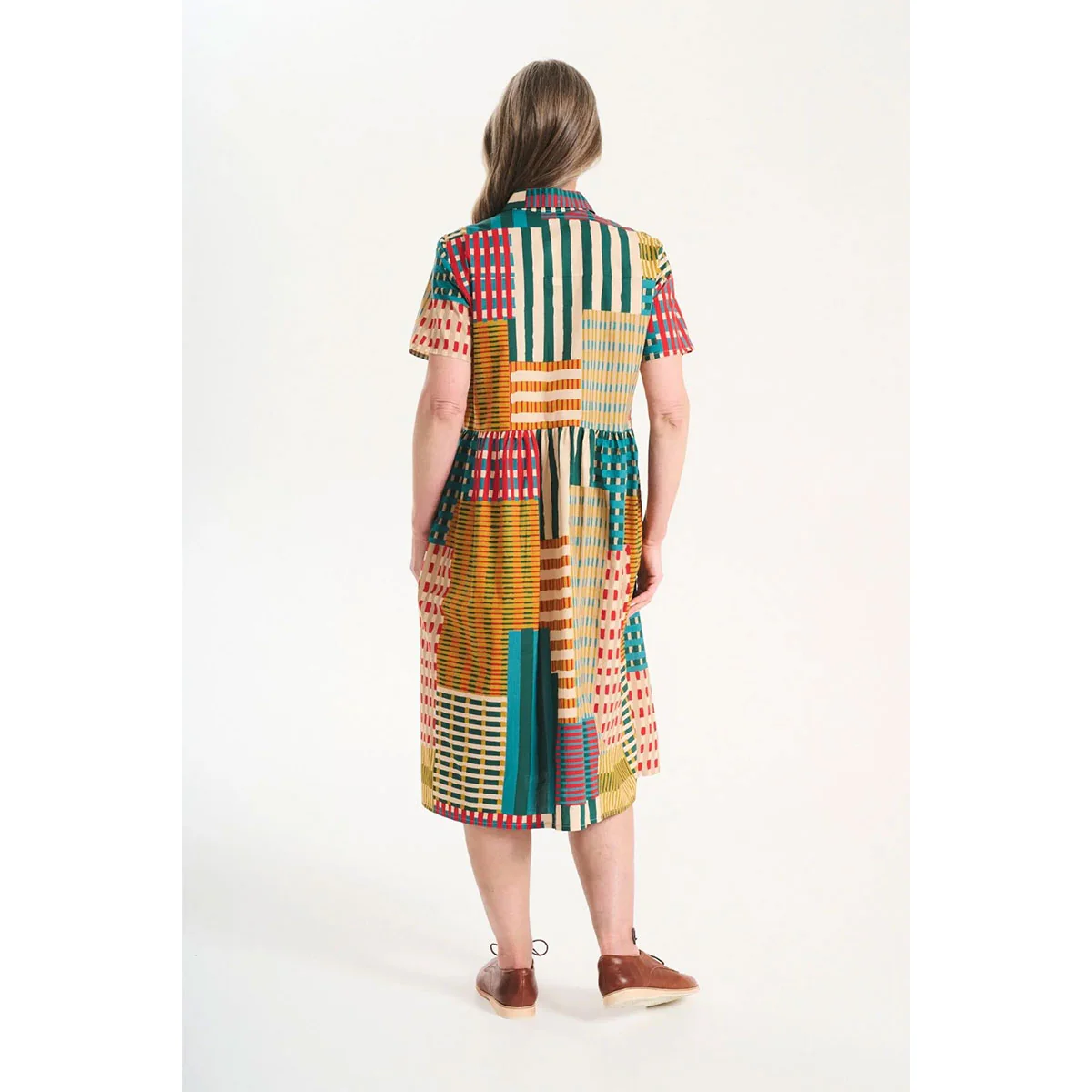 Dress Metro Long Villa Bustle Cotton - Olga de Polga - Image 3