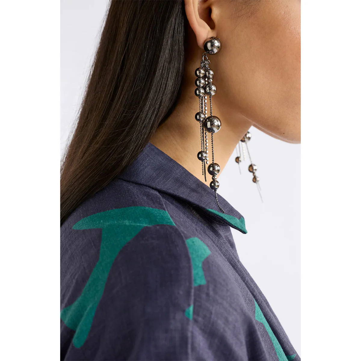 Drop Earring Alli Gunmetal - Elk Accessories - Image 2