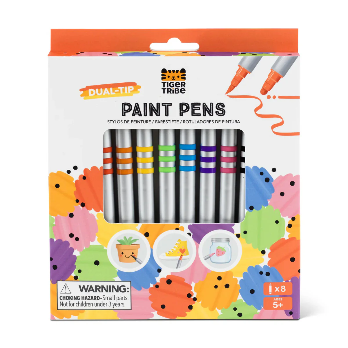 Dual Tip Paint Pens - Tiger Tribe