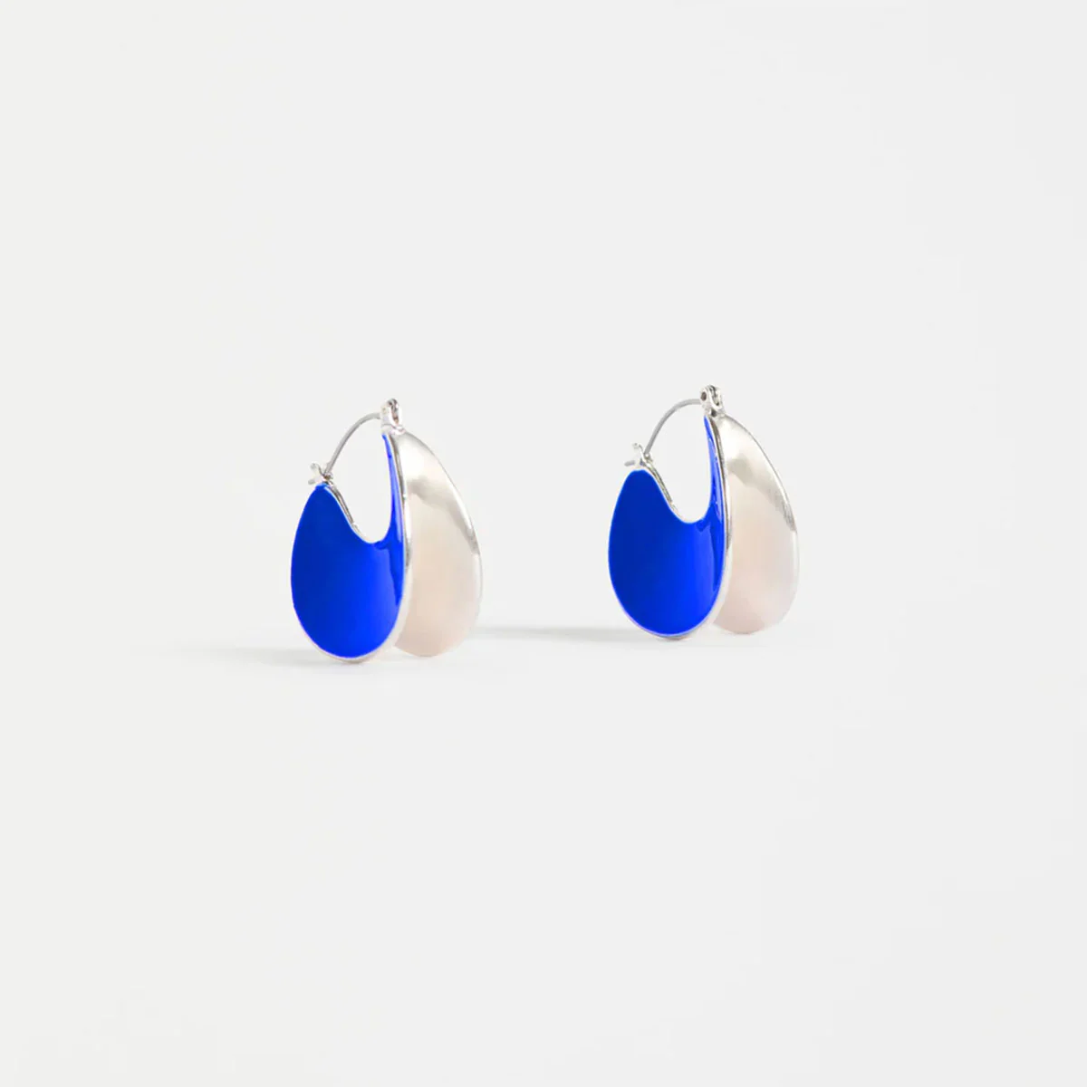 Earring Large Hoop Apenn Electric Blue - Elk Accessories