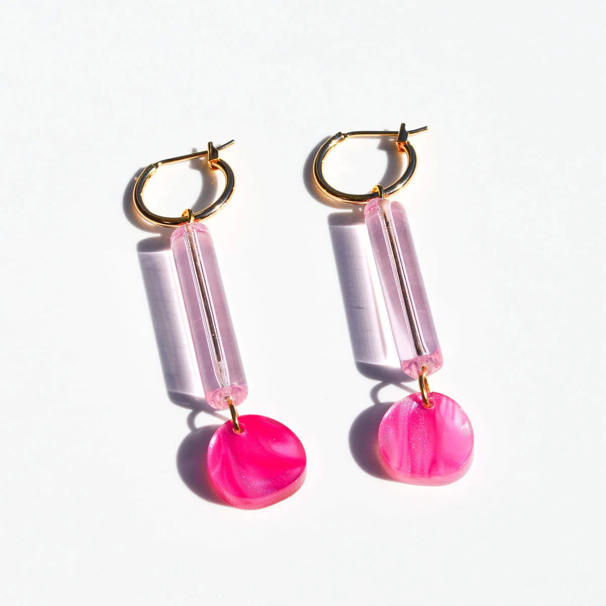 Earring Nova Magenta - Hagen and Co