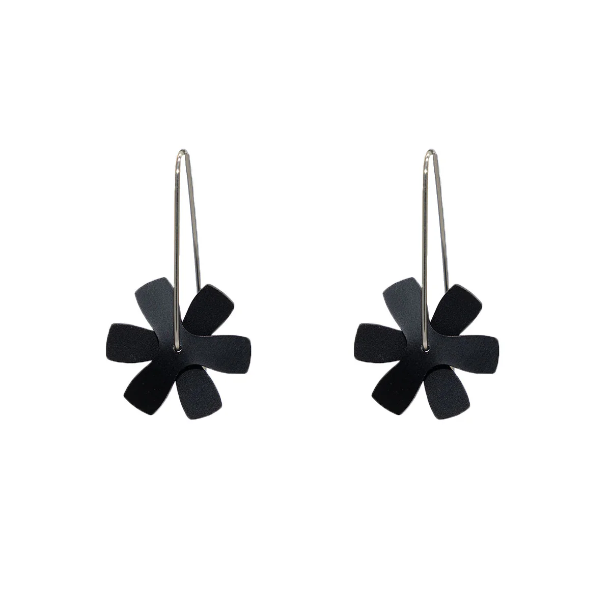 Earrings Black Prop/Flat - FINK