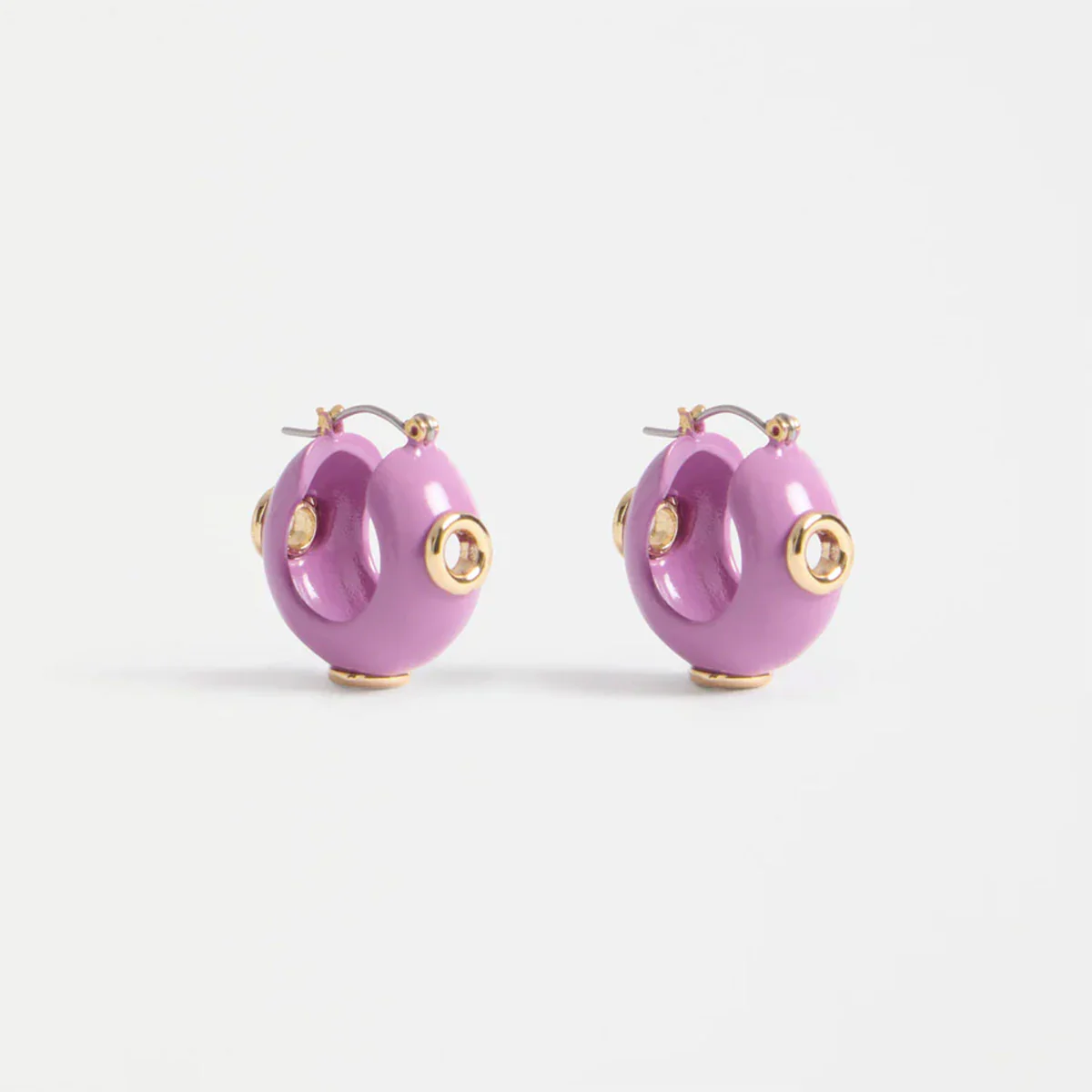 Earrings Jans Lilac Hoop - Elk