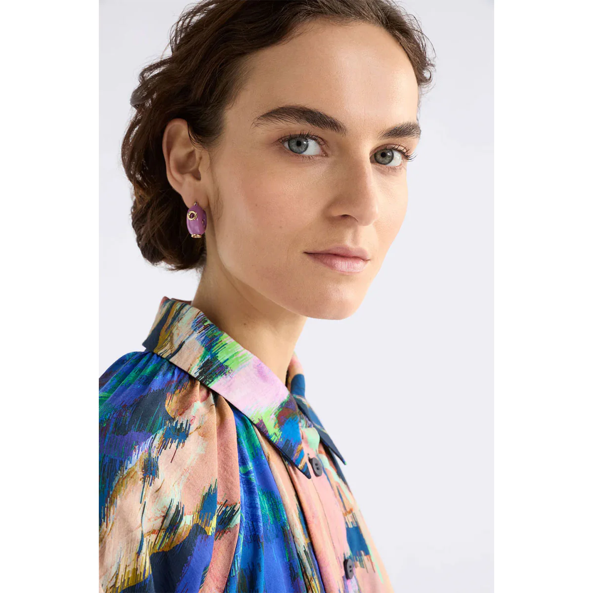 Earrings Jans Lilac Hoop - Elk - Image 2