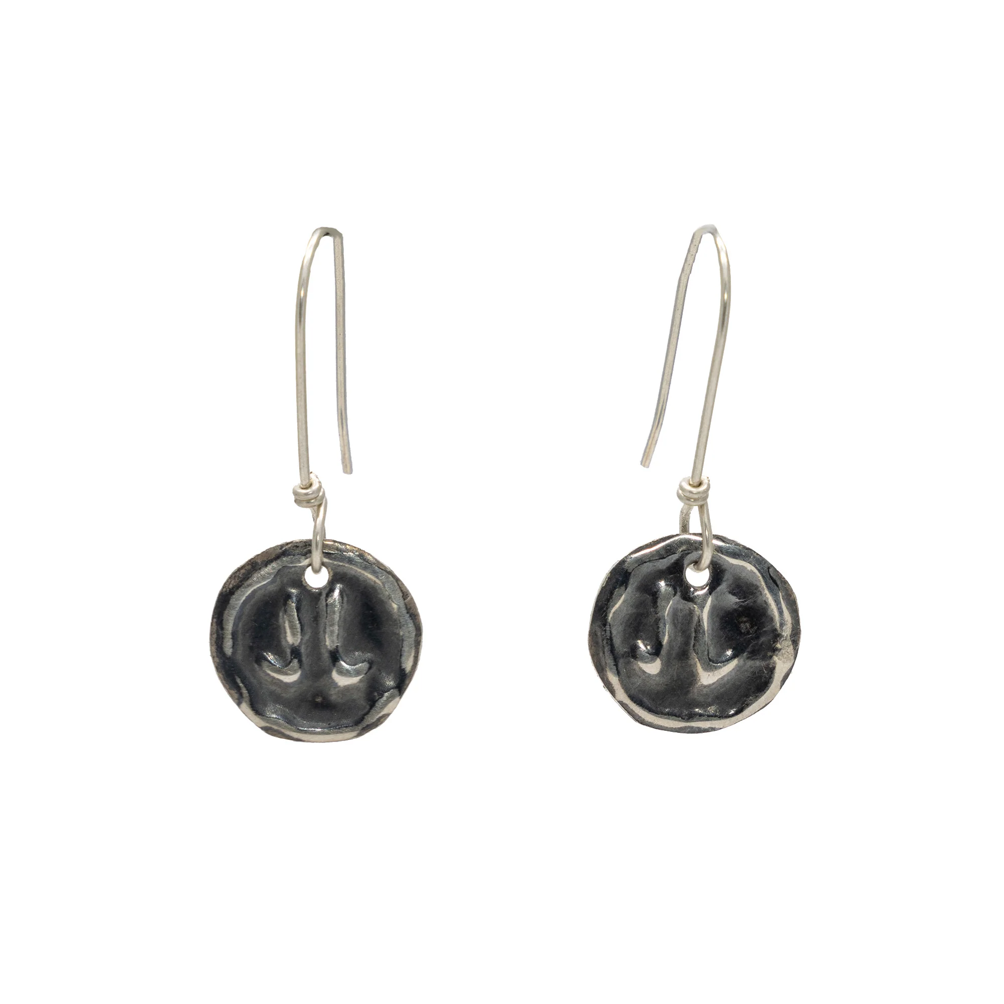 Earrings Kangaroo Plain Sterling Silver - Sonia Pallett