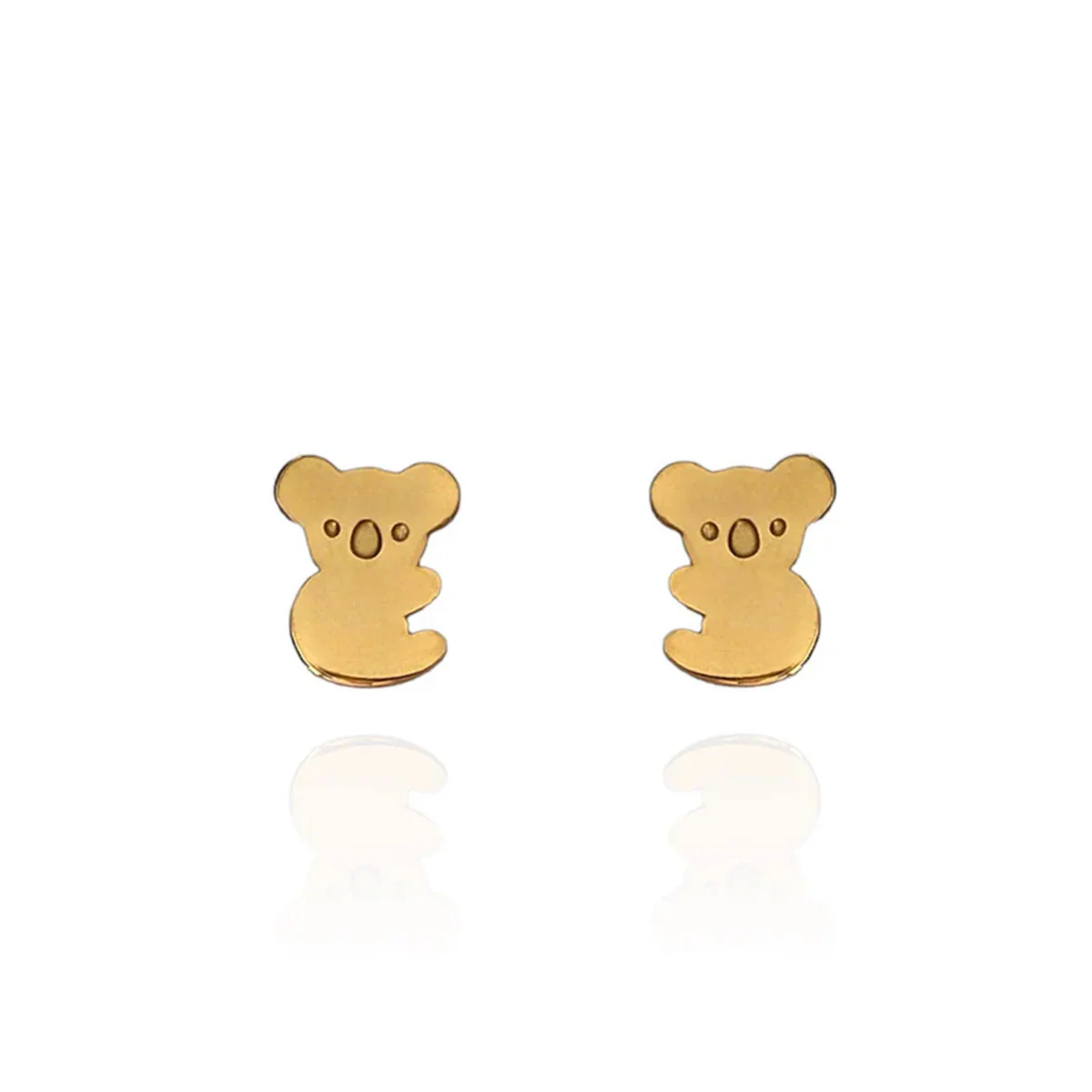 Earrings Koala Gold Studs - Originals Lab