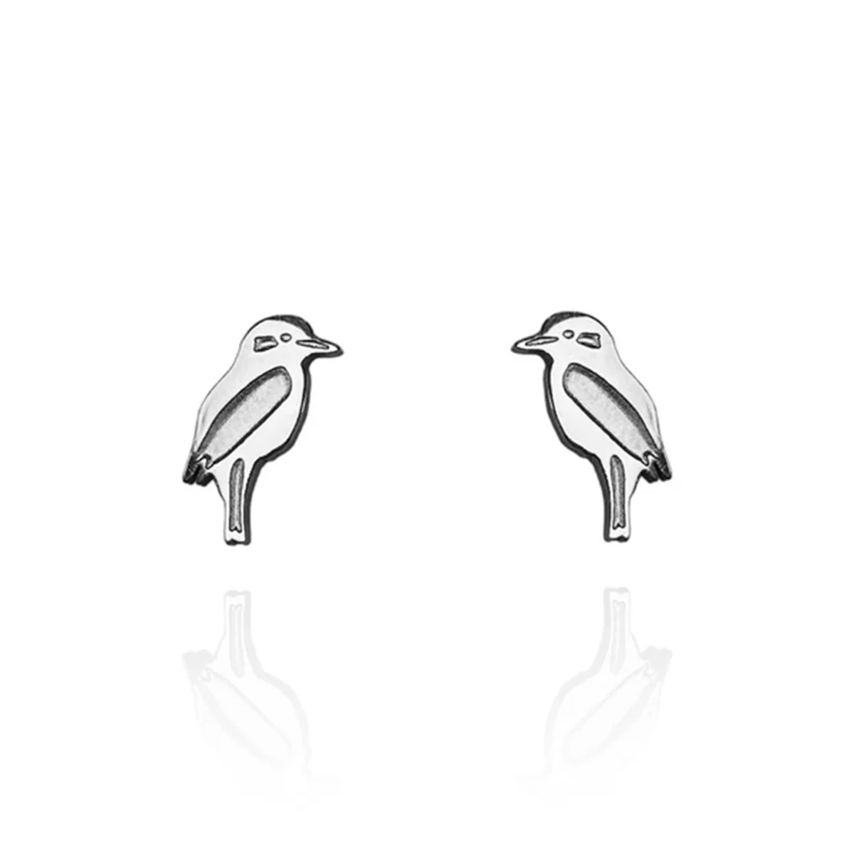 Earrings Kookaburra Silver Studs - Originals Lab