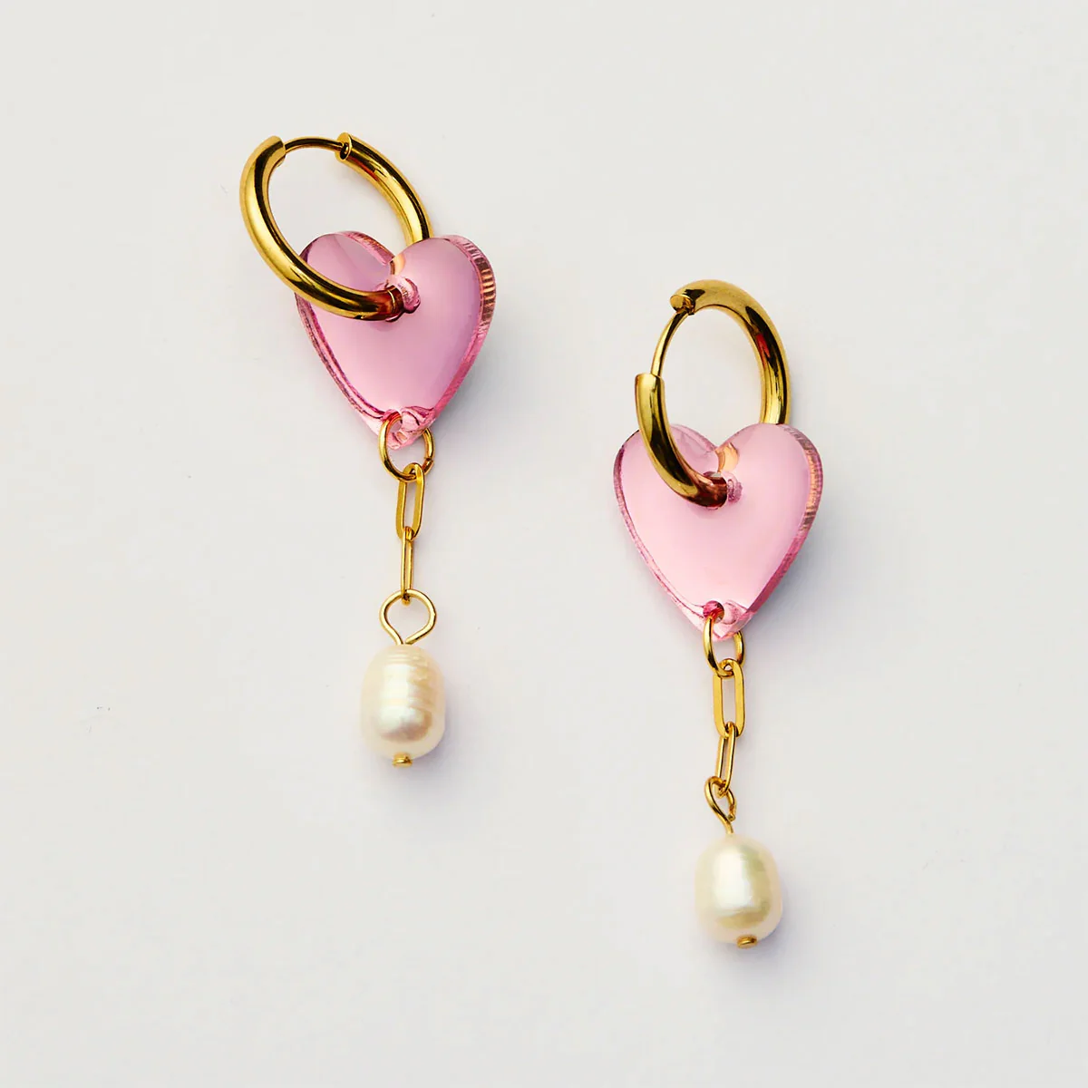 Earrings Lorraine Pink - Martha Jean