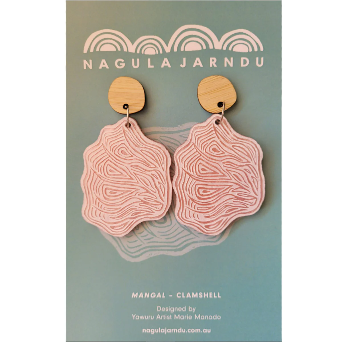 Earrings Mangal (Clam Shell) Marie Manado - Nagula Jarndu