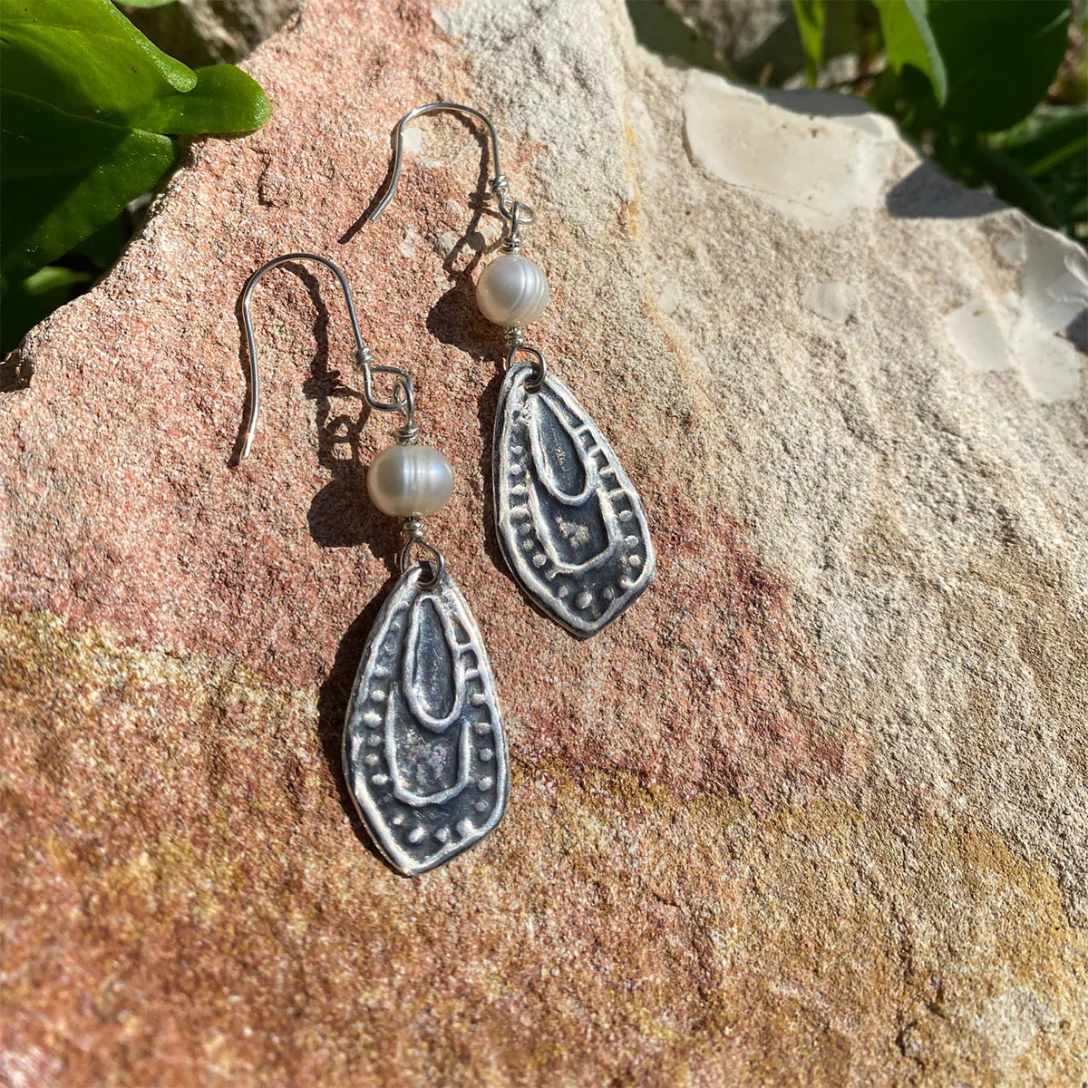 Earrings Oyster Style - Sonia Pallett