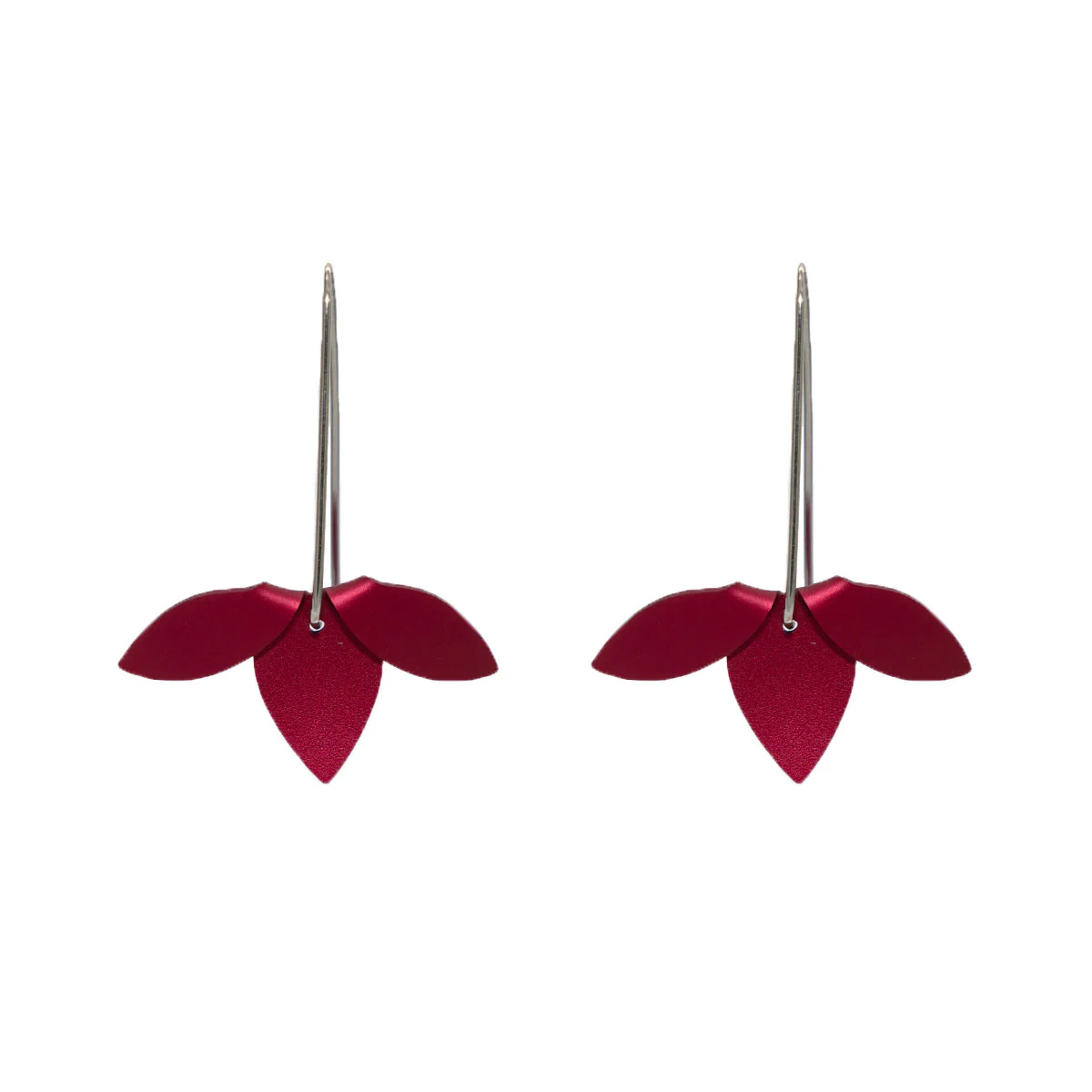 Earrings Red Flip/Point - Fink