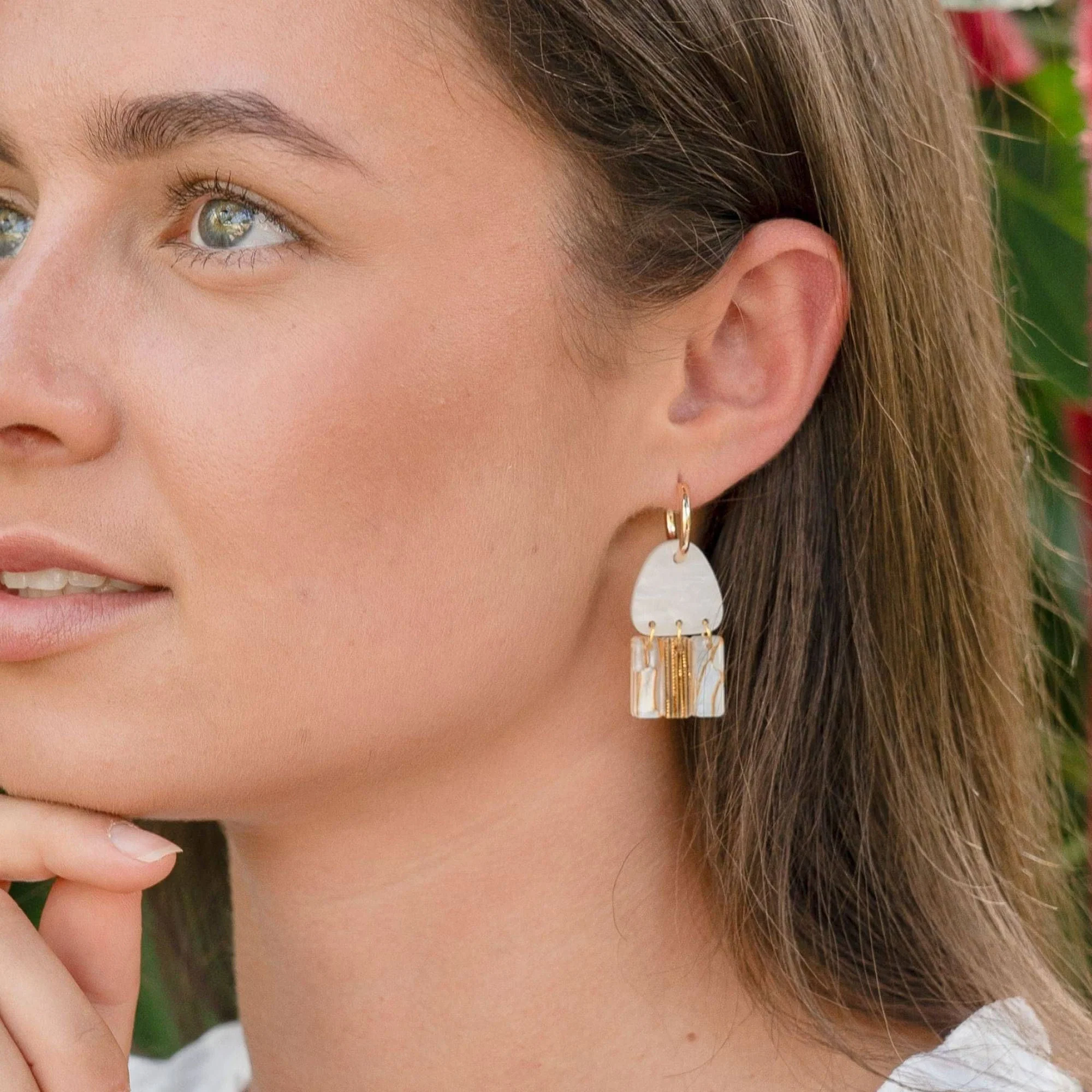 Earrings Sunset Amber Cove Collection - Hagen and Co - Image 2