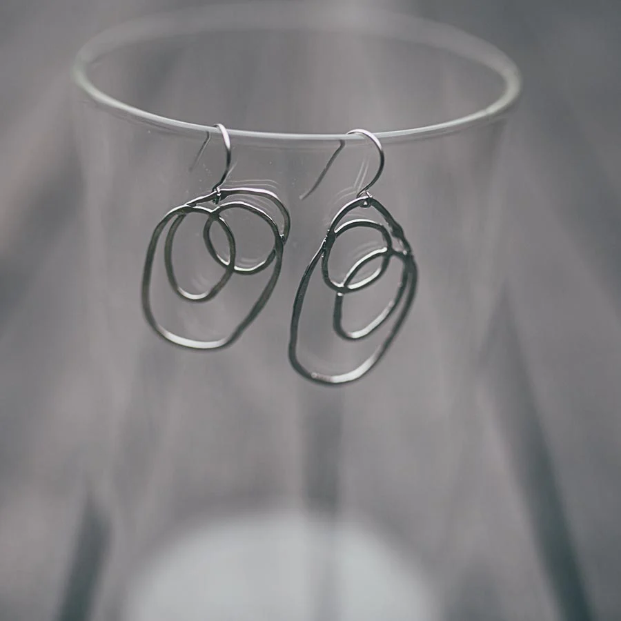 Earrings Swirl Silver - Bec Stern - Image 2