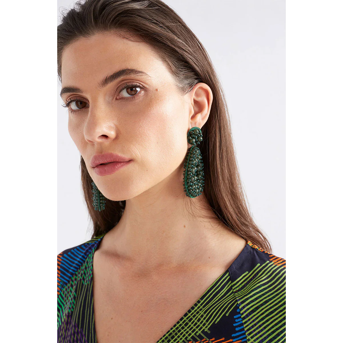 Earrings Valdi Green Moss - Elk - Image 2