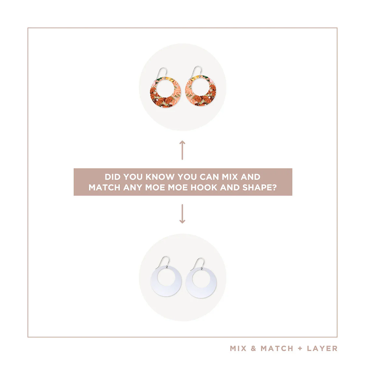 Earrings Wild Child Duo Retro Drop - Moe Moe - Image 3