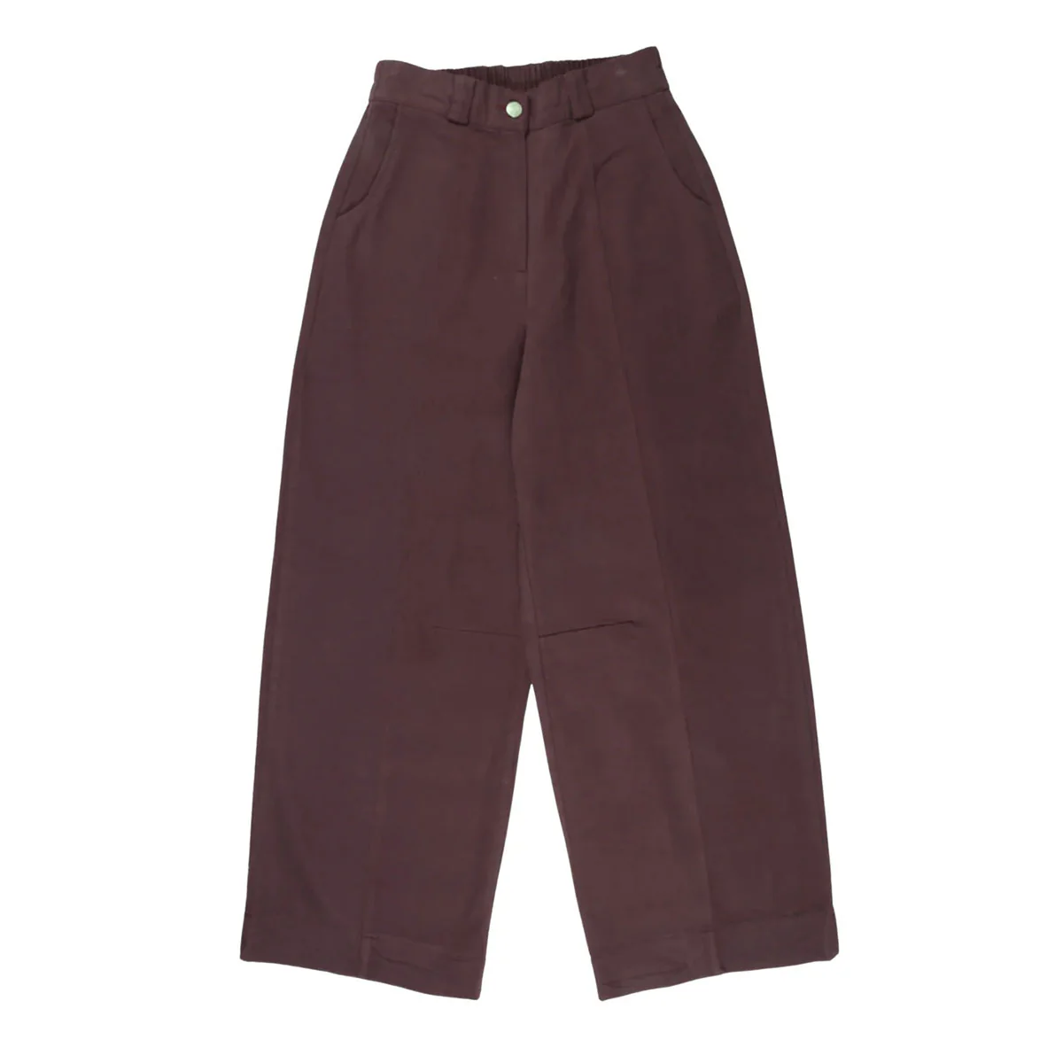 Edie Pants Claret in Brushed Cotton