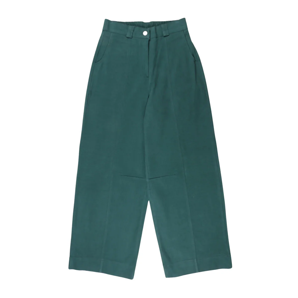 Edie Pants Teal in Brushed Cotton