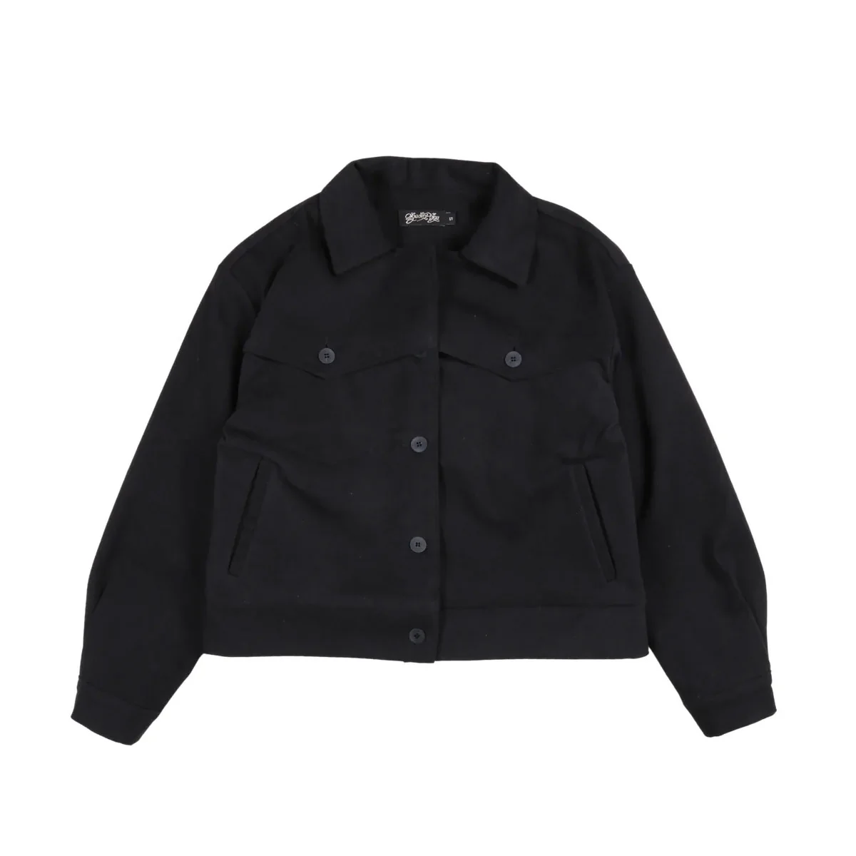 Elaine Jacket Black in Brushed Cotton