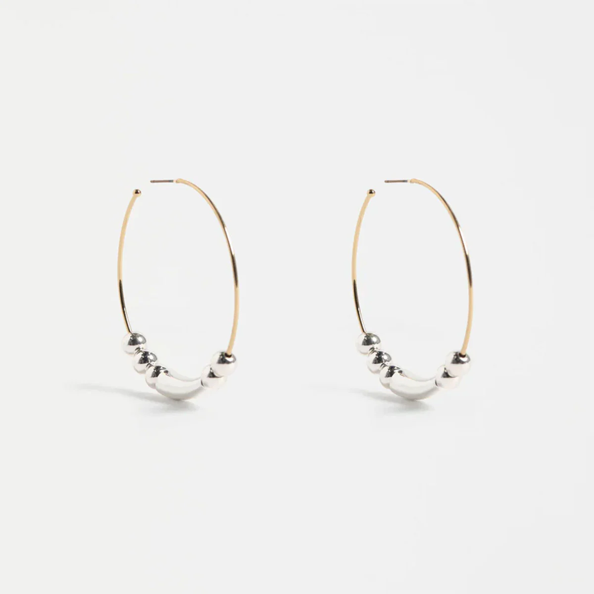 Enna Large Hoop Earring Gold - Elk Accessories