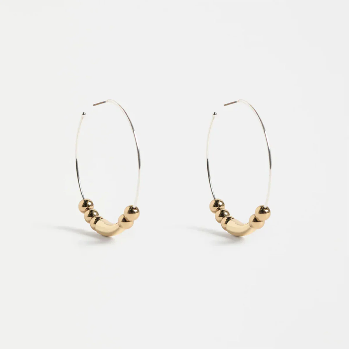 Enna Large Hoop Earring Silver - Elk Accessories