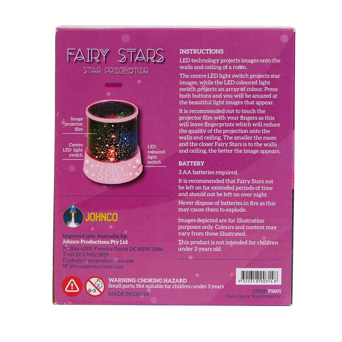 Fairy Stars Projector - Johnco Productions - Image 2