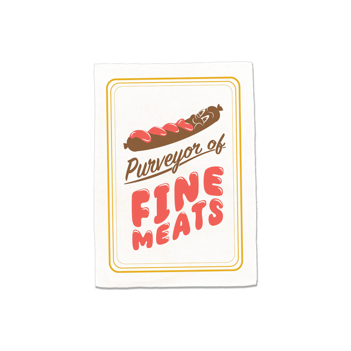 Fine Meats Tea towel