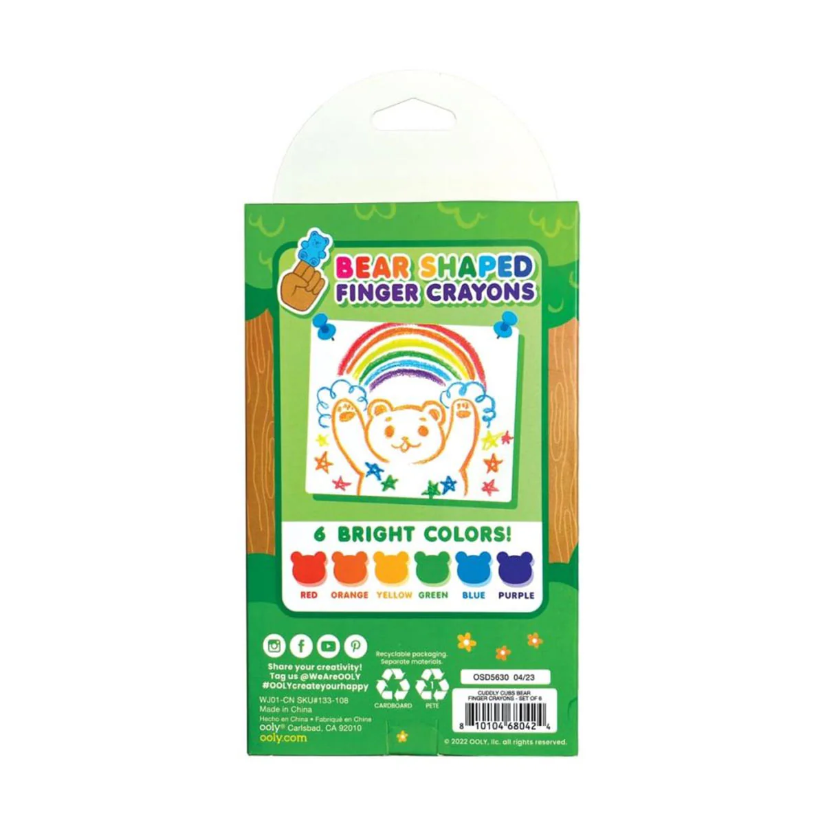Finger Crayons Cuddly Bear - Bobangles - Image 3
