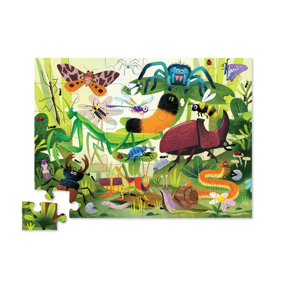 Floor Puzzle Backyard Bugs 36pc - Tiger Tribe - Image 2