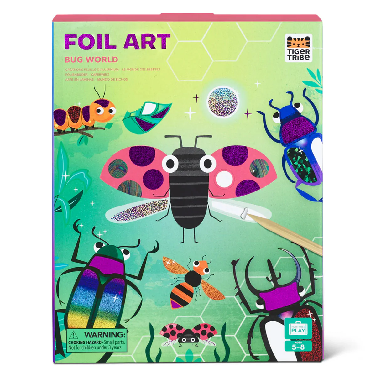 Foil Art Bug World - Tiger Tribe