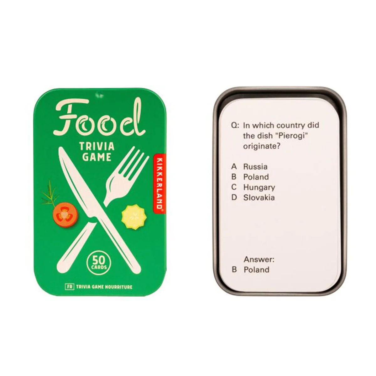 Food Trivia Card Game - Independant Studios