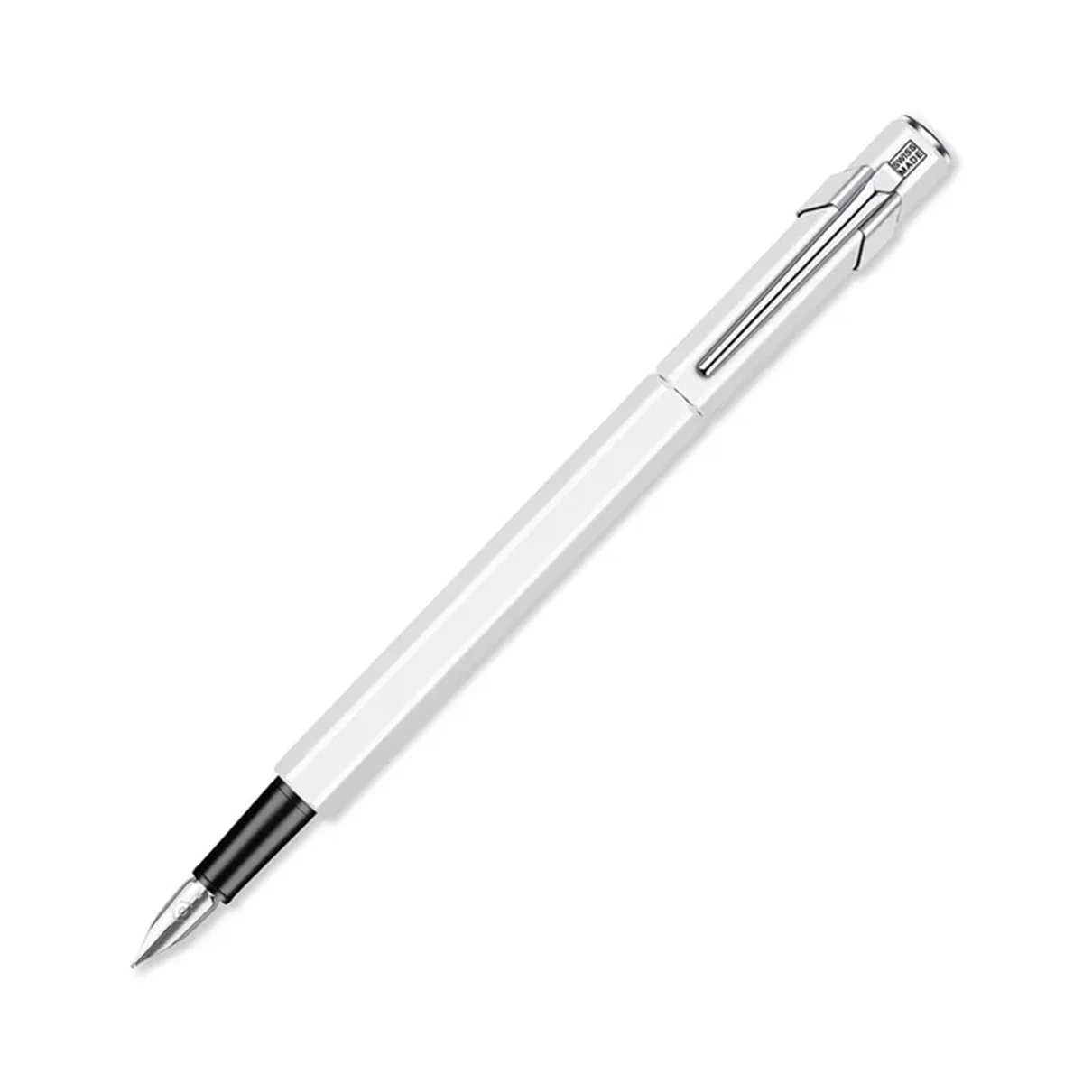 Fountain Pen fine Classic Line Slimpack White 849 Plume Caran d'Ache - Telegram