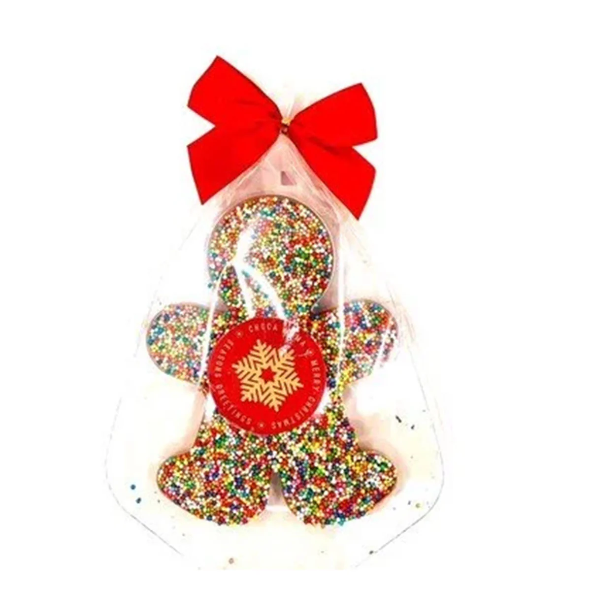 Freckled Snowman Milk Chocolate 100g - Chocamama