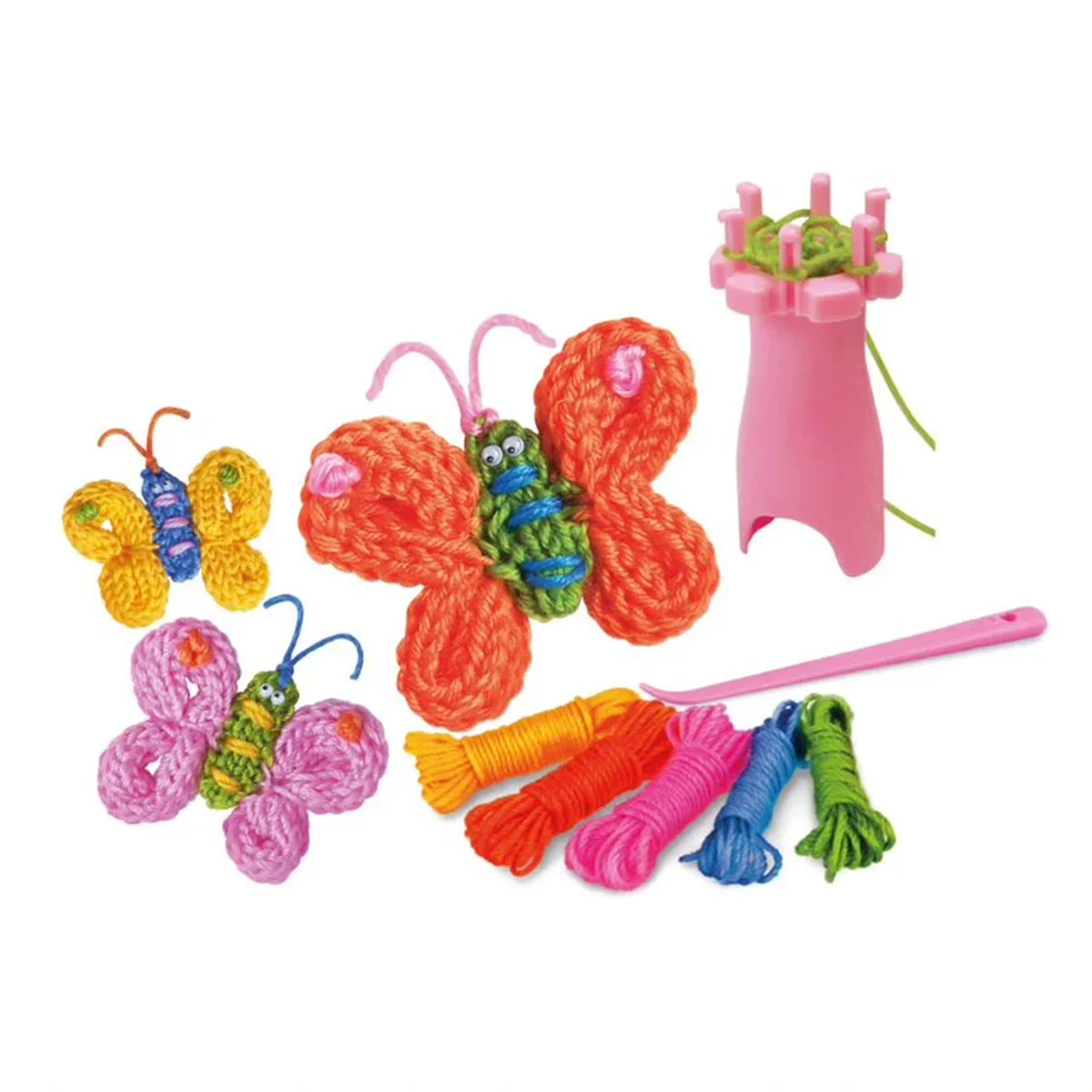 French Knitting Butterfly Kit - Johnco Productions - Image 2
